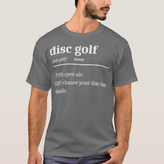 Definition av Disk Golf T Shirt