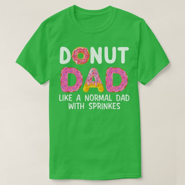 Definition av Donut Pappa T Shirt (Design framsida)