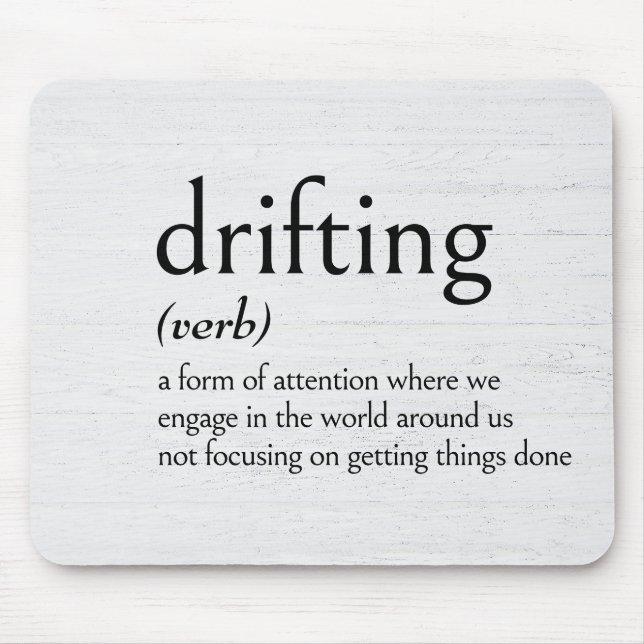 Definition av DRIFTNING Musmatta (Framsidan)