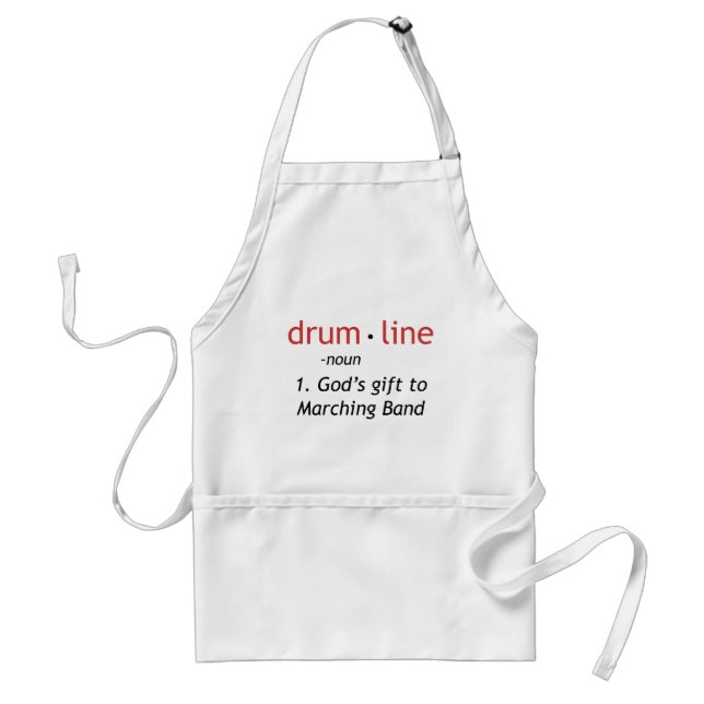 Definition av Drumline Förkläde (Framsidan)