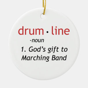 Definition av Drumline Julgransprydnad Keramik