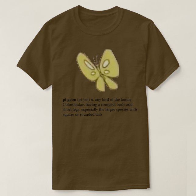 definition av duva t shirt (Design framsida)