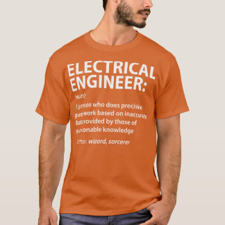 Definition av elektrisk Ingenjör T Shirt