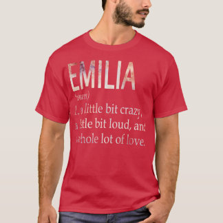 Definition av Emilia Girl Namn T Shirt