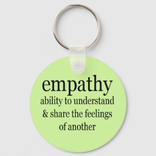 Definition av empati nyckelring