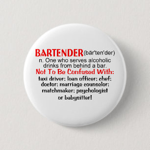Definition av en Bartender Knapp