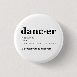 Definition av en dansare knapp