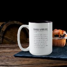 Definition av en Horsewomen Mugg