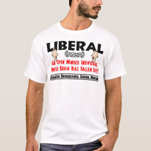 Definition av en liberal person t-shirt