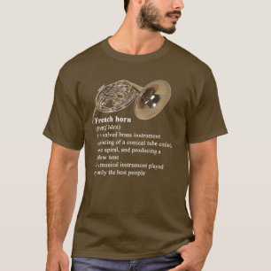 Definition av en valthorn tee shirt