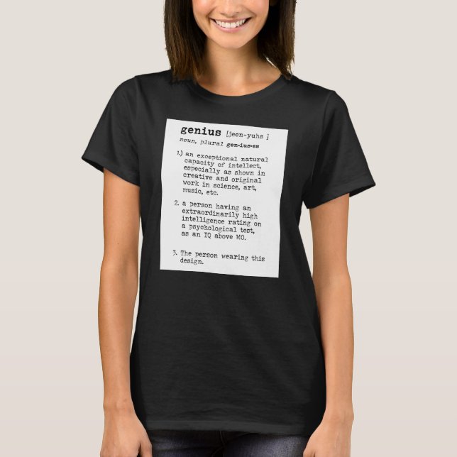 Definition av ett släkte t shirt (Framsida)