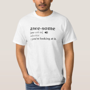 Definition av Fantastisk Du Tittar på det T Shirt