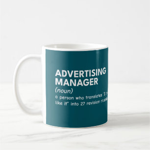 Definition av fet Marknadsföring Manager Kaffemugg