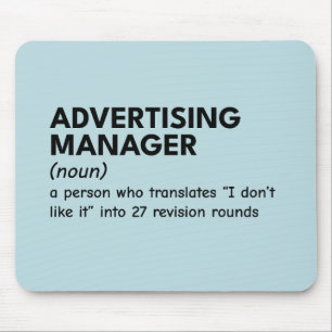 Definition av fet Marknadsföring Manager Musmatta