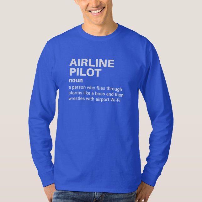 Definition av flygbesättning t shirt (Framsida)