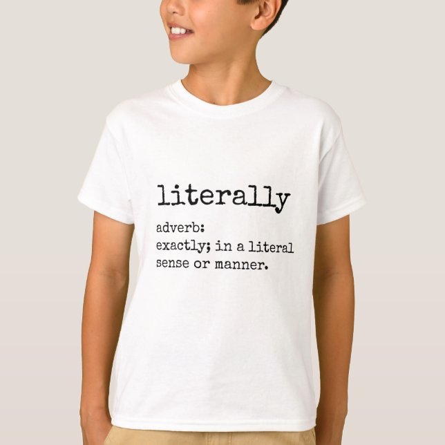 Definition av formligen trycket tee (Framsida)