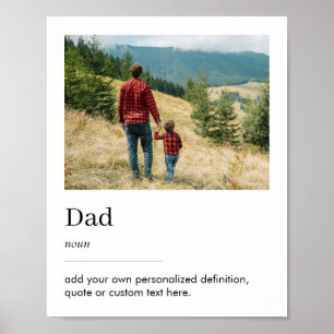 Definition av fotoordlista i pappa poster