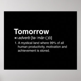 Definition av framtiden poster