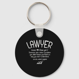 Definition av Funny Lawyer Nyckelring