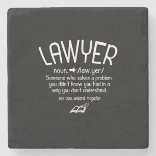 Definition av Funny Lawyer Stenunderlägg