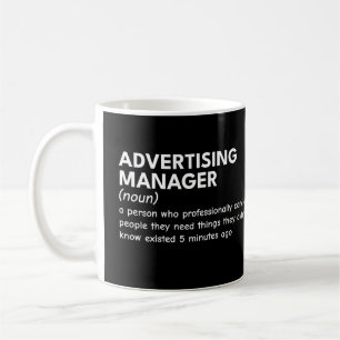 Definition av Funny Marknadsföring Manager Kaffemugg