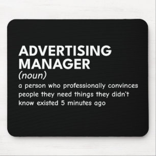 Definition av Funny Marknadsföring Manager Musmatta