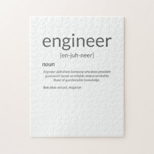 Definition av Gift Ingenjör College Major Ingenj Pussel