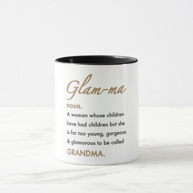 Definition av glamma mugg (Center)