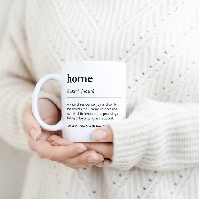 Definition av hemmet med anpassningsbarnas textord kaffemugg (Skapare uppladdad)