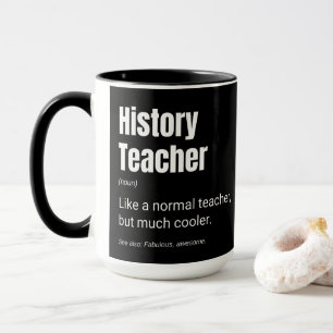 Definition av historiklärare Funny professor Mugg