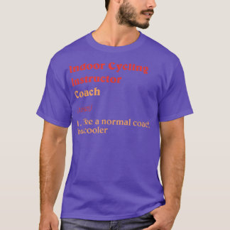 Definition av inomhuscykling för inomhusbruk t shirt