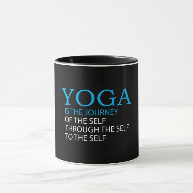 Definition av inspirationell Yoga Mugg (Center)