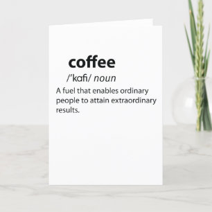 Definition av kaffeudda lexikon helgkort
