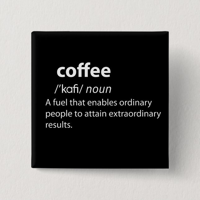 Definition av kaffeudda lexikon knapp (Framsida)