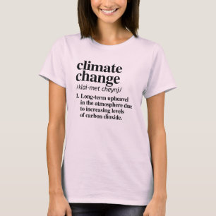 DEFINITION AV KLIMATFÖRÄNDRINGAR T SHIRT