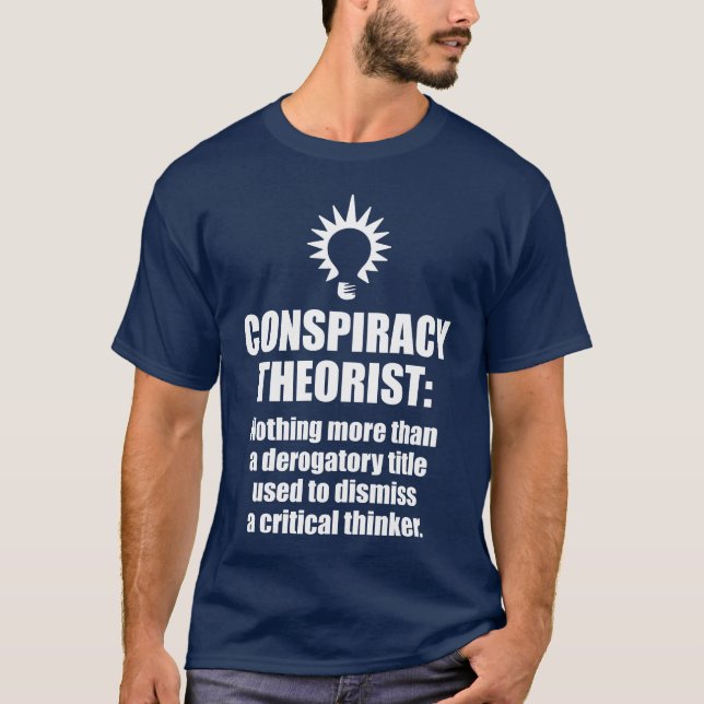 Definition av konspirationstorik tee shirt (Framsida)