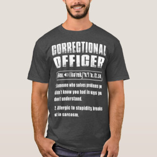 Definition av korrektionsansvarig löser problem t shirt