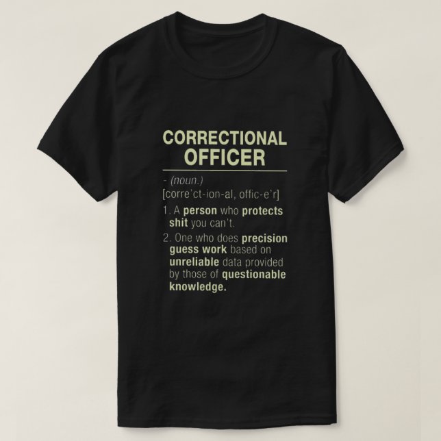 Definition av korrektionsansvarig t shirt (Design framsida)