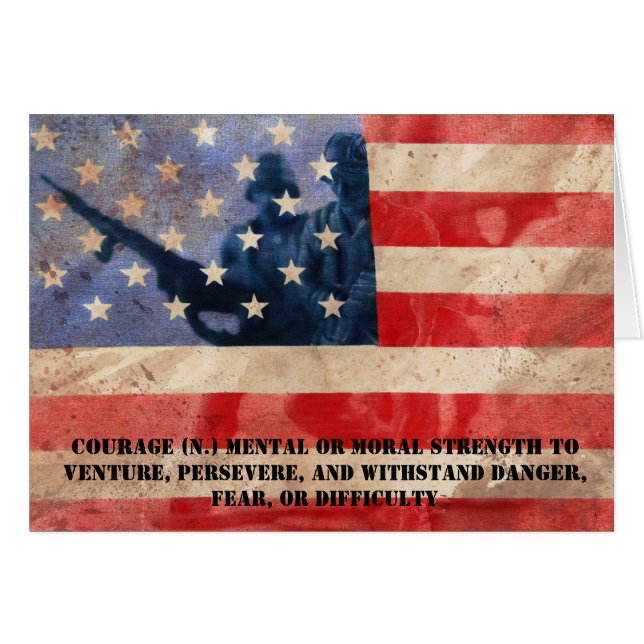 Definition av kurage hälsningskort (Framsidan Horizontal)