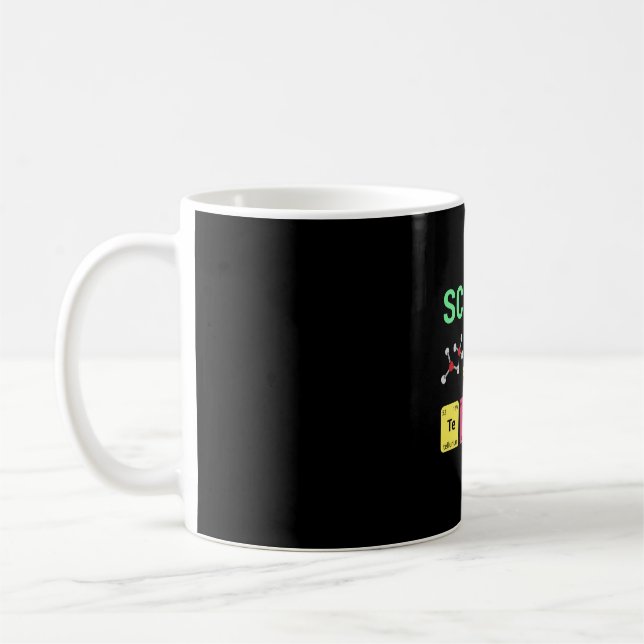 Definition av lärare Gift Science Teacher Kaffemugg (Vänster)