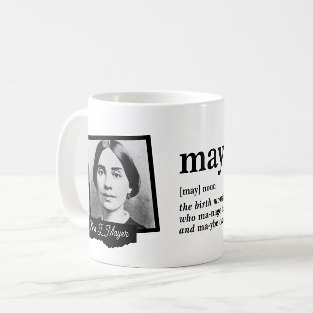 Definition av maj kaffemugg (Framsida vänster)