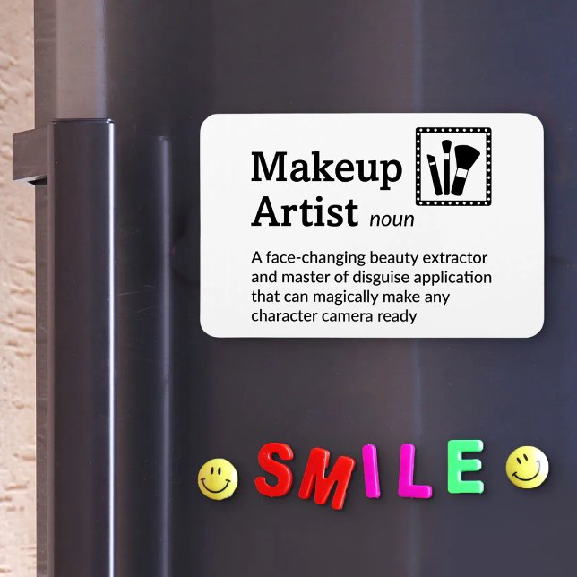 Definition av makeup-artist - Set Life 4 tum x 6 t Magnet (Skapare uppladdad)