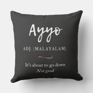 definition av malayalam tshirt ayyo kudde