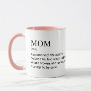 Definition av Mamma Funny Loely Mor Mugg