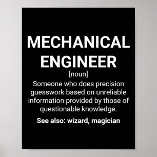 definition av mekanisk Ingenjör: Poster