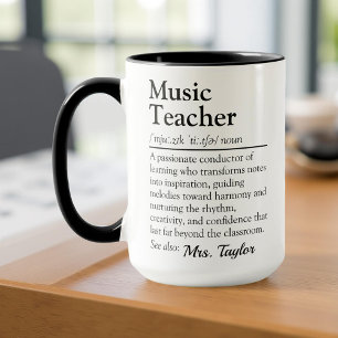 Definition av musiklärare - Läraruppskattning Mugg