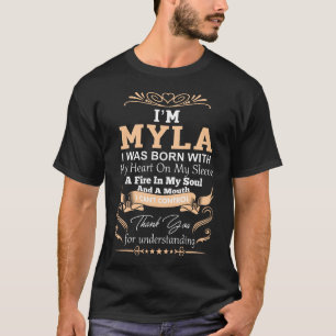 Definition av Myla Girl Namn T Shirt