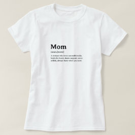 Definition av ordlista i mamma t shirt