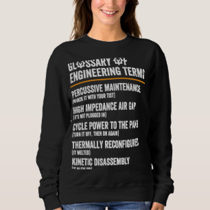 Definition av ordlista över ingenjörstermer i Inge T Shirt