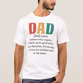 Definition av Pappa T Shirt